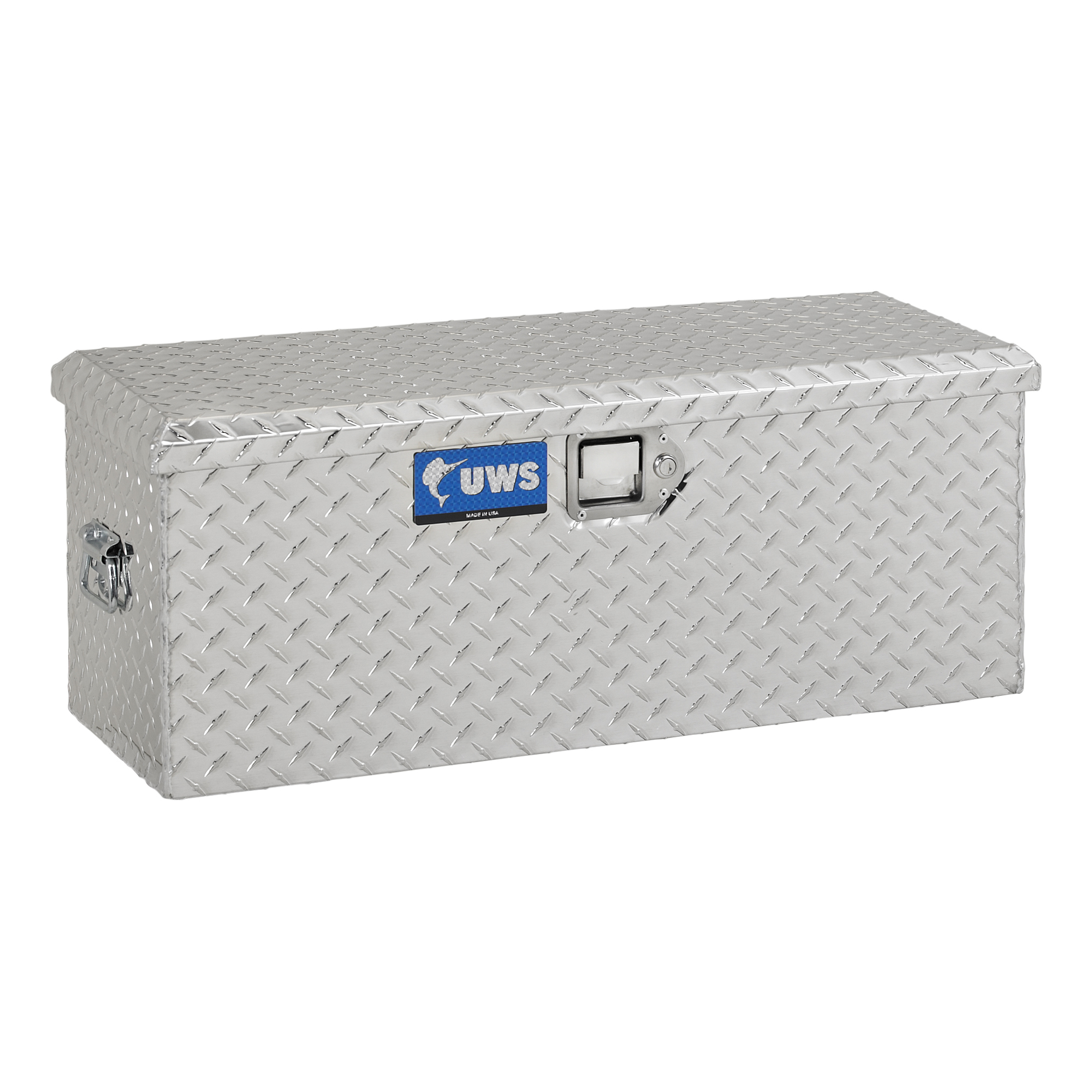 UWS, 36in. Foot Locker, Width 35.875 in, Material Aluminum, Color Finish Bright Aluminum, Model# EC20061